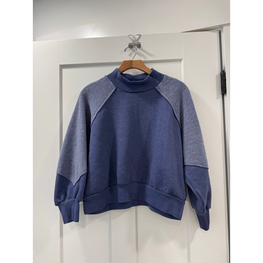 78 & Sunny Blue Cropped Sweatshirt size S Made in USA